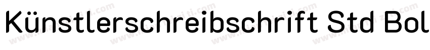 Künstlerschreibschrift Std Bold (D)字体转换